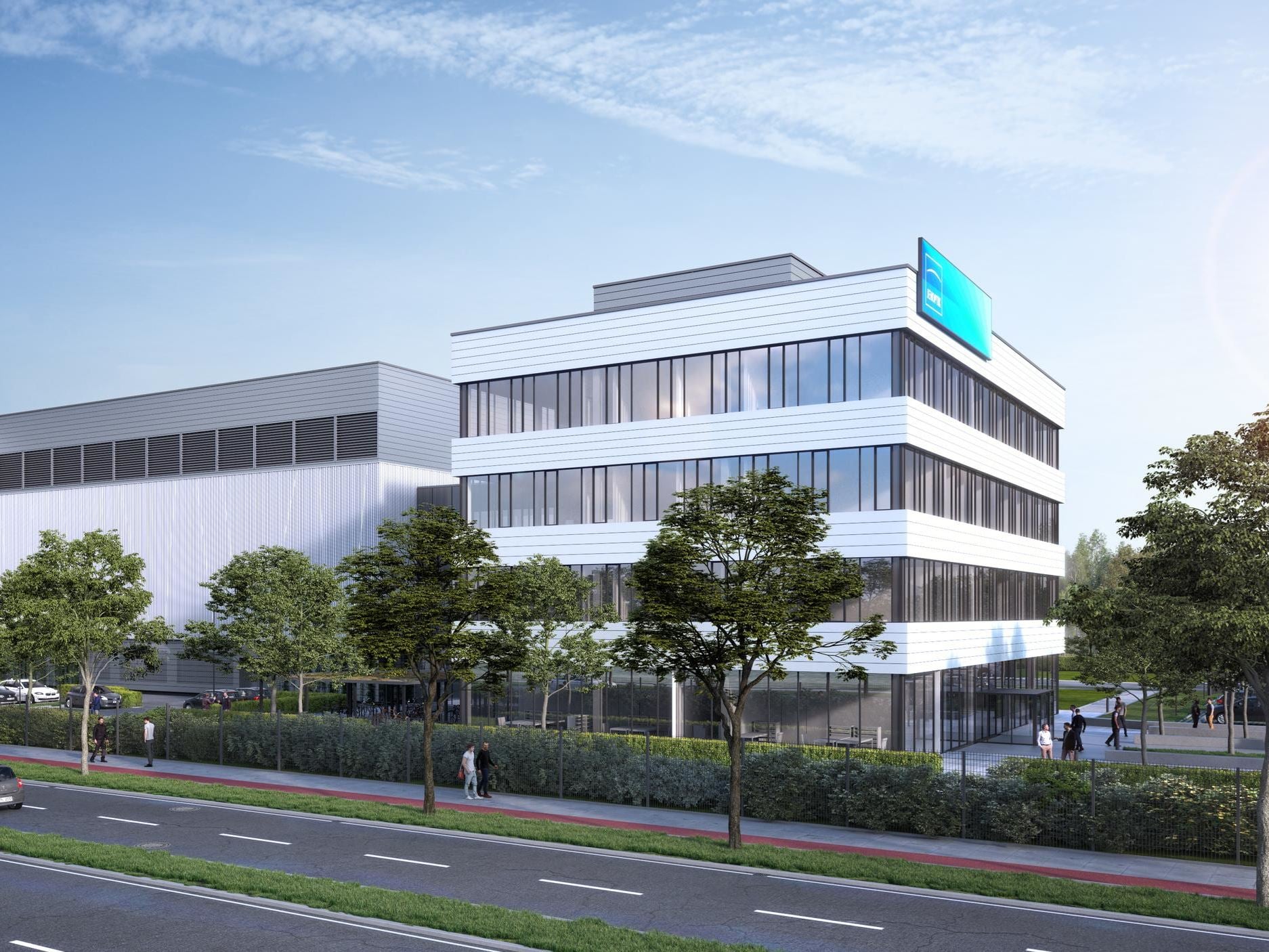 Jenoptik-Gebäude am Standort Dresden